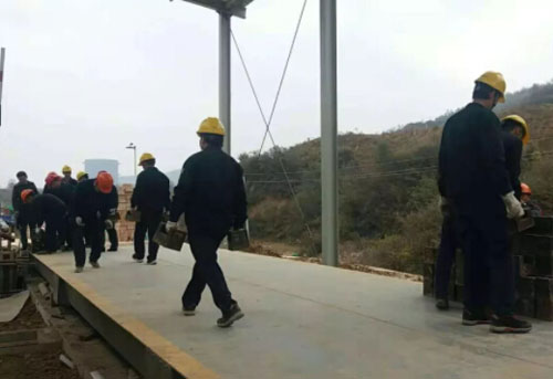 麟北发电厂约请麟游县质监局对150吨地磅进行校验